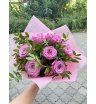 Букет розовых роз «Чудесная пора»