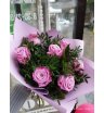 Букет розовых роз «Чудесная пора» 2