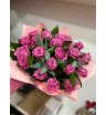 Букет розовых роз «Куколка» 1