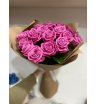 Букет розовых роз «Аква в крафте»