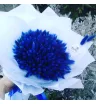 Букет из синего лагуруса