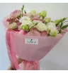 Монобукет «Букет из розовой эустомы» 2
